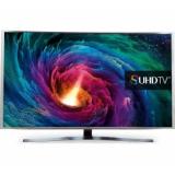 SAMSUNG SUHD UE48JS9000 Smart 3D 4k Ultra HD 48" Curved LED TV - Silver